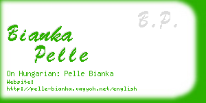 bianka pelle business card